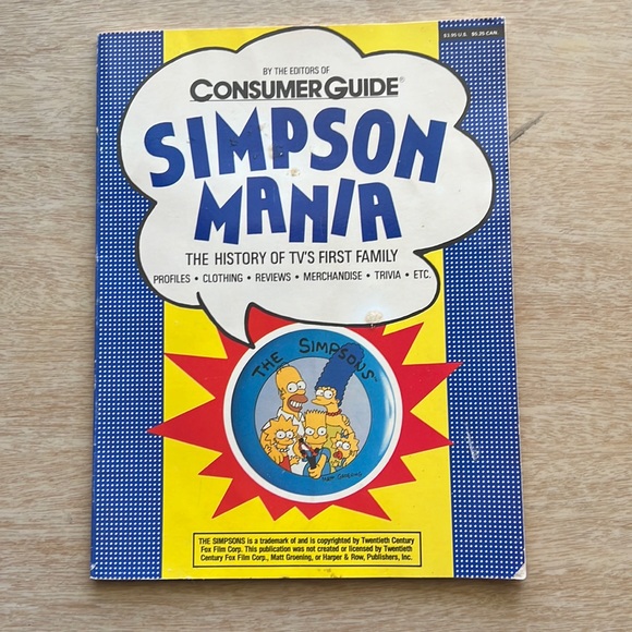 1990’s Simpson Mania Consumer Guide - Picture 1 of 11